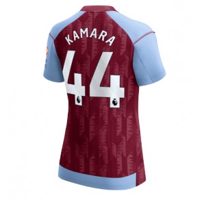 Aston Villa Boubacar Kamara #44 Hemmatröja Kvinnor 2023-24 Kortärmad